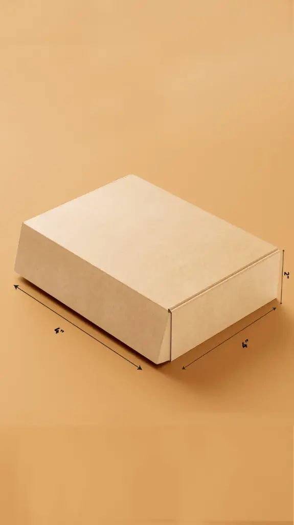 Sustainable Corrugated Mailer Boxes - 3PLY, 4x4x2 Size